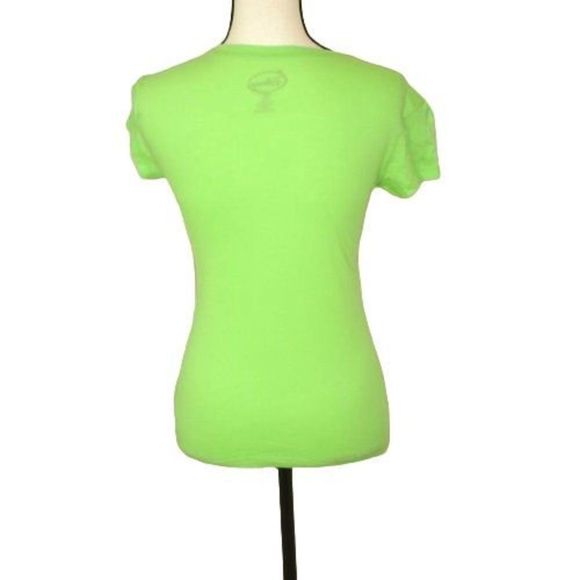 Minnie Mouse Most Wanted Lime Green Tee NEW - Picture 4 of 6
